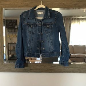 Crop jean jacket